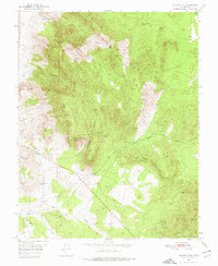 Silver Peak 1950 topographic map thumbnail