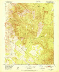 Silver Peak 1951 topographic map thumbnail