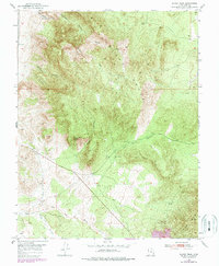 Silver Peak 1950 topographic map thumbnail