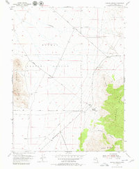 Simpson Springs 1955 topographic map thumbnail