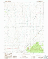 Sixmile Point 1986 topographic map thumbnail