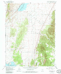 Skinner Peaks 1965 topographic map thumbnail