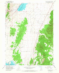 Skinner Peaks 1965 topographic map thumbnail