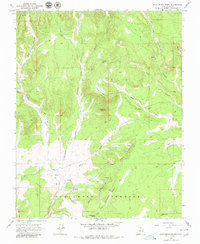 Skutumpah Creek 1966 topographic map thumbnail