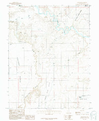 Skyline Rim 1987 topographic map thumbnail