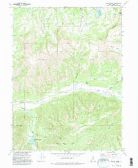 Slader Basin 1972 topographic map thumbnail