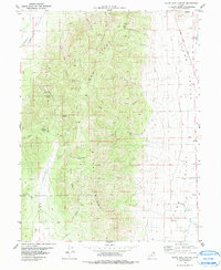 Slate Jack Canyon 1979 topographic map thumbnail