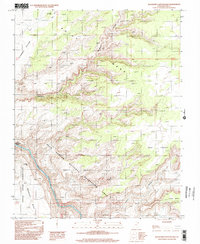 Slickhorn Canyon East 1996 topographic map thumbnail