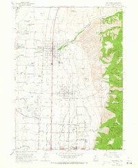 Smithfield 1964 topographic map thumbnail