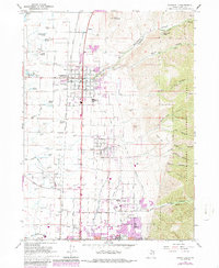 Smithfield 1964 topographic map preview