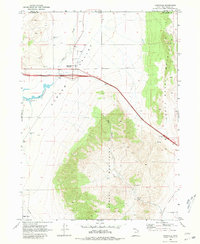 Snowville 1968 topographic map thumbnail