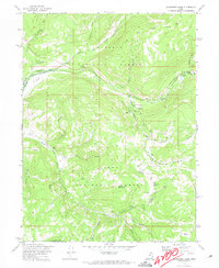 Soapstone Basin 1972 topographic map thumbnail
