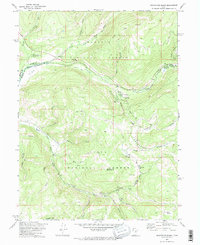 Soapstone Basin 1972 topographic map thumbnail