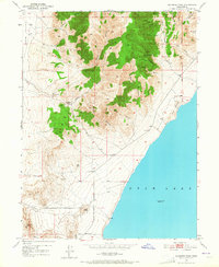 Soldiers Pass 1950 topographic map thumbnail