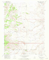 Solomons Temple 1968 topographic map preview