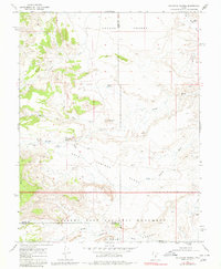 Solomons Temple 1968 topographic map thumbnail