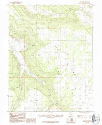 Sop Canyon 1987 topographic map thumbnail
