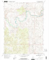Southam Canyon 1968 topographic map thumbnail