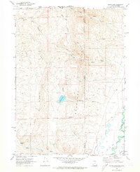 South Lake 1969 topographic map preview