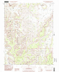 South Six-Shooter Peak 1997 topographic map thumbnail