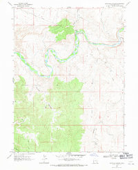 Southam Canyon 1968 topographic map thumbnail