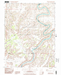 Spanish Bottom 1996 topographic map thumbnail