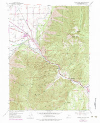 Spanish Fork Peak 1949 topographic map thumbnail