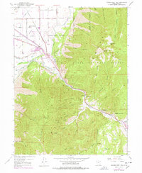 Spanish Fork Peak 1949 topographic map thumbnail