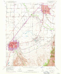 Spanish Fork 1948 topographic map preview