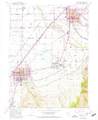 Spanish Fork 1948 topographic map thumbnail