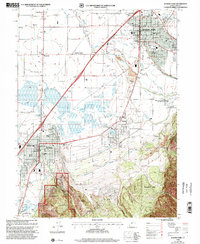 Spanish Fork 1998 topographic map thumbnail
