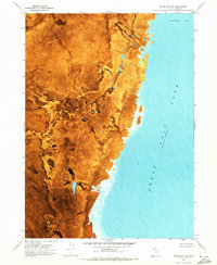 Spring Bay SW 1969 topographic map thumbnail