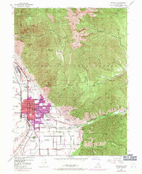 Springville 1948 topographic map preview