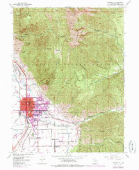 Springville 1948 topographic map preview