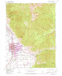 Springville 1948 topographic map preview