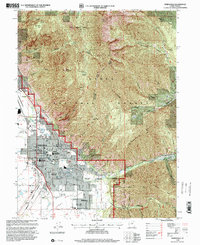 Springville 1998 topographic map thumbnail