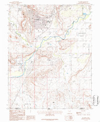 St. George 1986 topographic map thumbnail