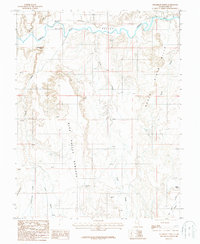 Steamboat Point 1987 topographic map thumbnail