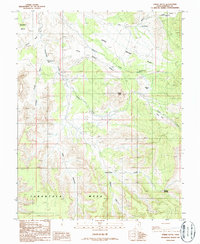 Steele Butte 1986 topographic map preview