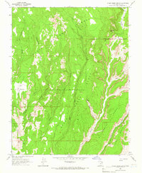 Steep Creek Bench 1964 topographic map thumbnail