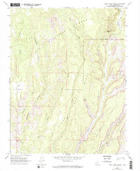 Steep Creek Bench 1964 topographic map thumbnail