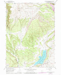 Steinaker Reservoir 1965 topographic map thumbnail