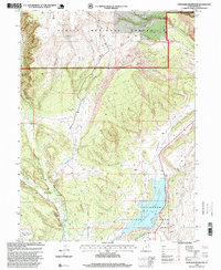 Steinaker Reservoir 1996 topographic map thumbnail
