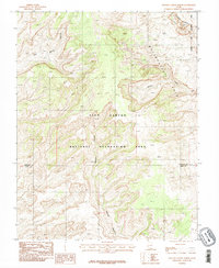 Stevens Canyon North 1987 topographic map thumbnail