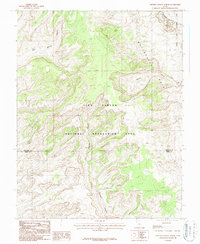 Stevens Canyon North 1987 topographic map thumbnail