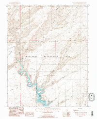 Stevens Canyon South 1987 topographic map thumbnail