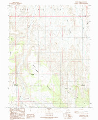 Stevens Mesa 1986 topographic map thumbnail