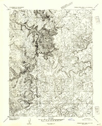 Stinking Spring Creek 2 SE topographic map thumbnail