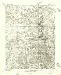 Stinking Spring Creek 3 NE topographic map thumbnail