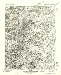 Stinking Spring Creek 3 NW 1954 topographic map thumbnail